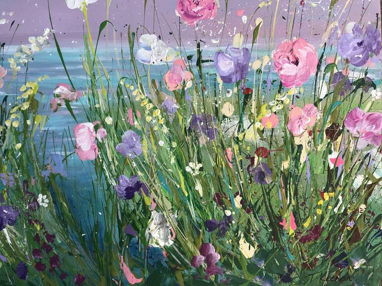 Original Impressionism Floral Painting by Tanya Keenan