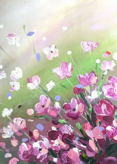 Original Impressionism Floral Paintings by Tanya Keenan