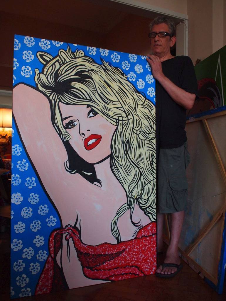 Original Pop Art Pop Culture/Celebrity Painting by Cristian Barnes