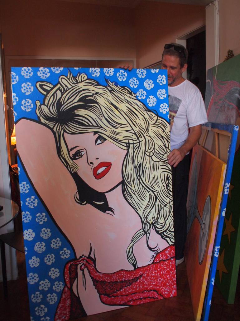Original Pop Art Pop Culture/Celebrity Painting by Cristian Barnes