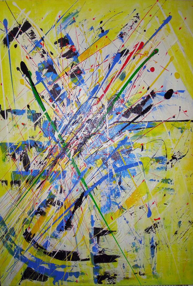 Original Abstract Painting by Natasa Vladisavljevic