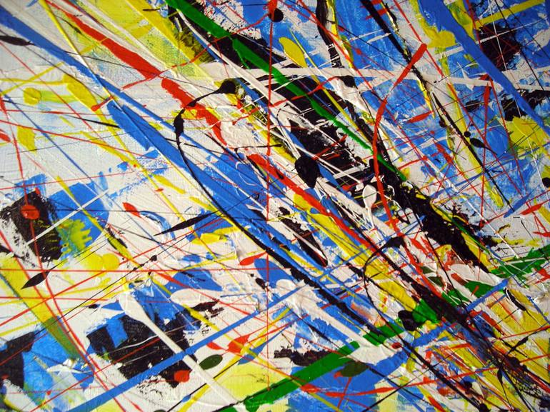 Original Abstract Painting by Natasa Vladisavljevic