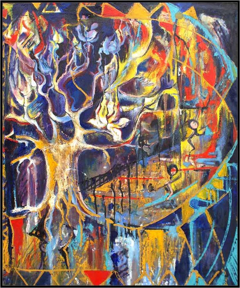 tree of life Painting by Yelena Ned | Saatchi Art