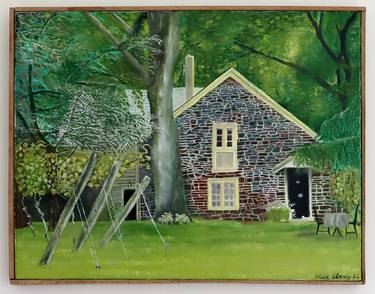 Original Folk Landscape Paintings by Clifford Eberly