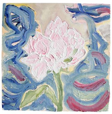 Original Abstract Floral Paintings by Clifford Eberly