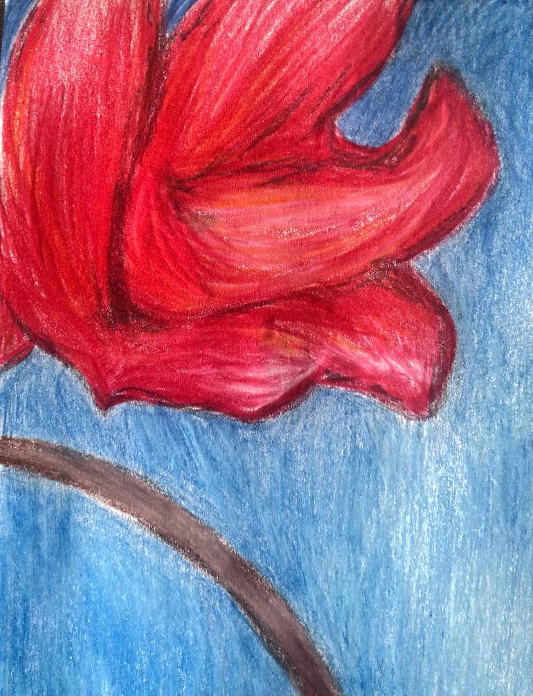 Original Fine Art Floral Drawing by Clifford Eberly