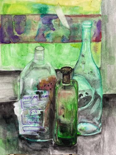 Barn Bottles Still Life thumb