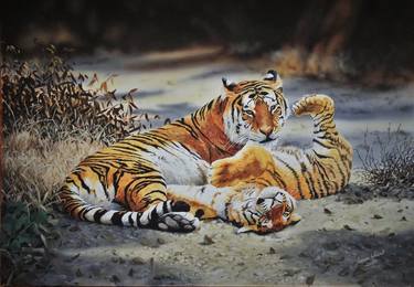 Original Animal Painting by Julian Wheat