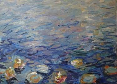 Water lilies - Claude Monet Replica thumb