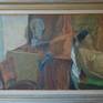 Framed painting