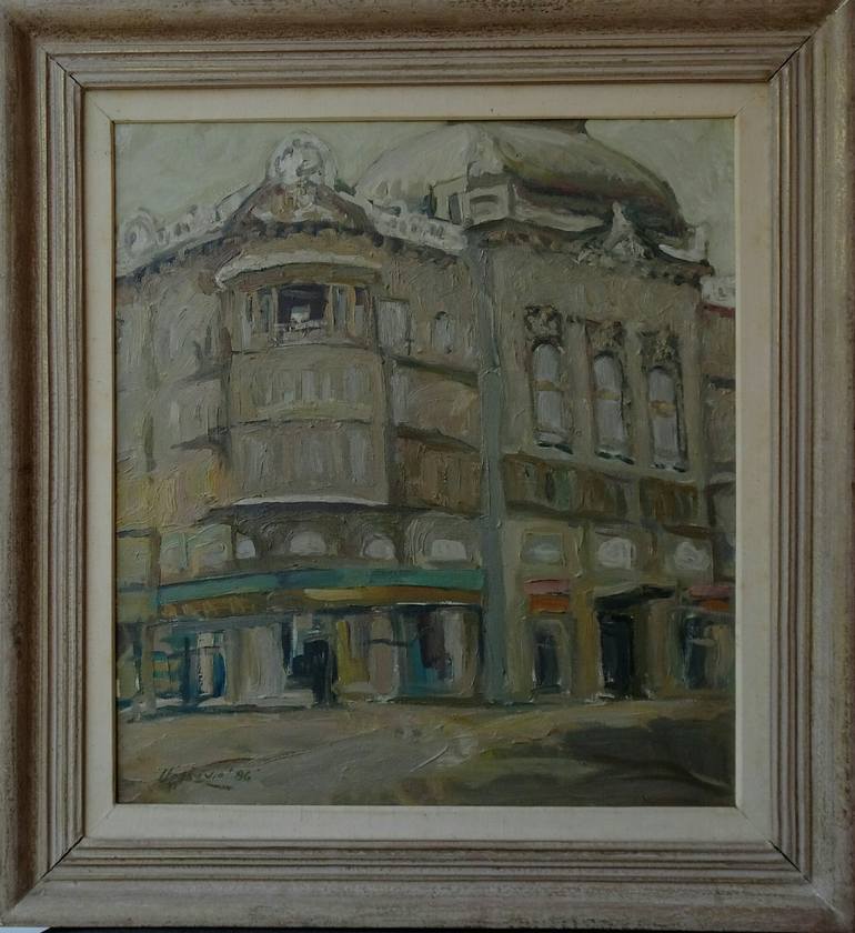 Original Fine Art Architecture Painting by Ljubisa Urosevic