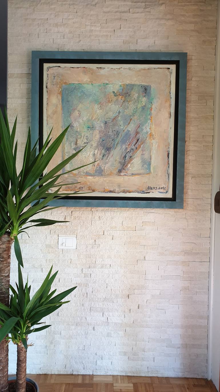 Original Modernism Abstract Painting by Ljubisa Urosevic