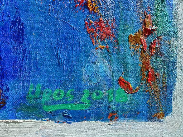 Original Modernism Abstract Painting by Ljubisa Urosevic