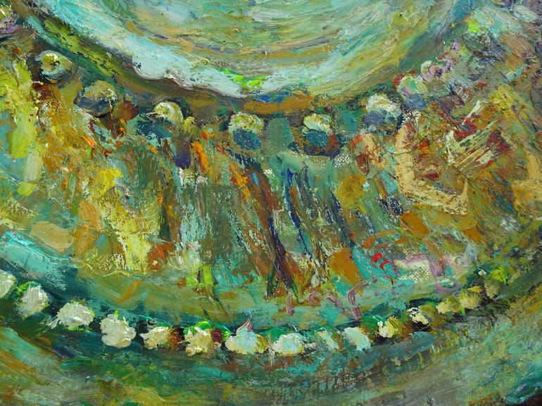 Original Abstract Expressionism Classical mythology Painting by Ljubisa Urosevic