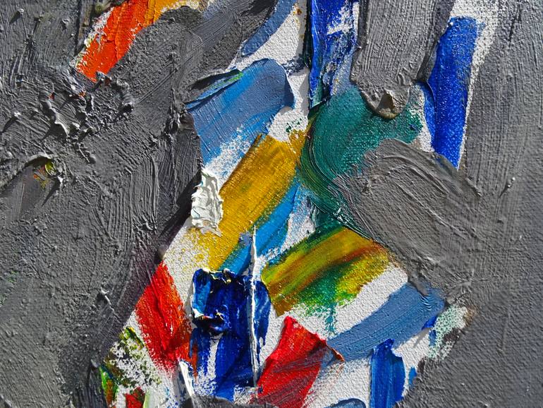 Original Abstract Expressionism Abstract Painting by Ljubisa Urosevic