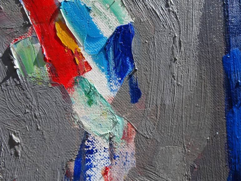 Original Abstract Expressionism Abstract Painting by Ljubisa Urosevic