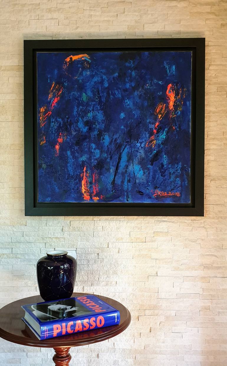 Original Abstract Painting by Ljubisa Urosevic