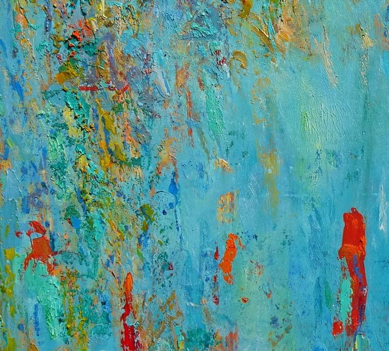Original Abstract Expressionism Abstract Painting by Ljubisa Urosevic