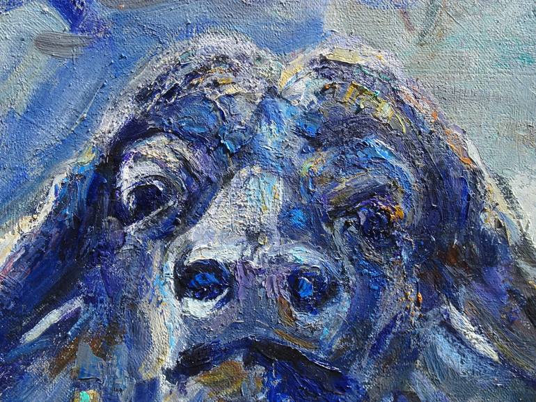 Original Abstract Animal Painting by Ljubisa Urosevic