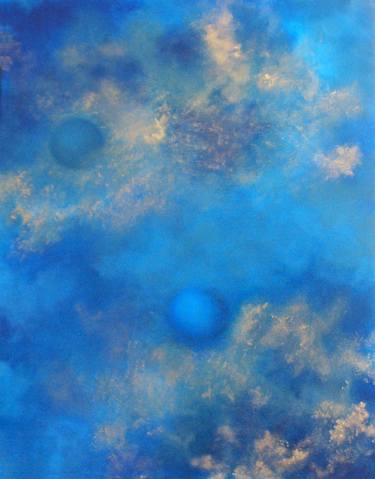 Original Abstract Outer Space Paintings by Anne Cherubim