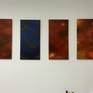 Big Sky Nights with Cave Dwelling v, iv, and iii in the studio, unpacked