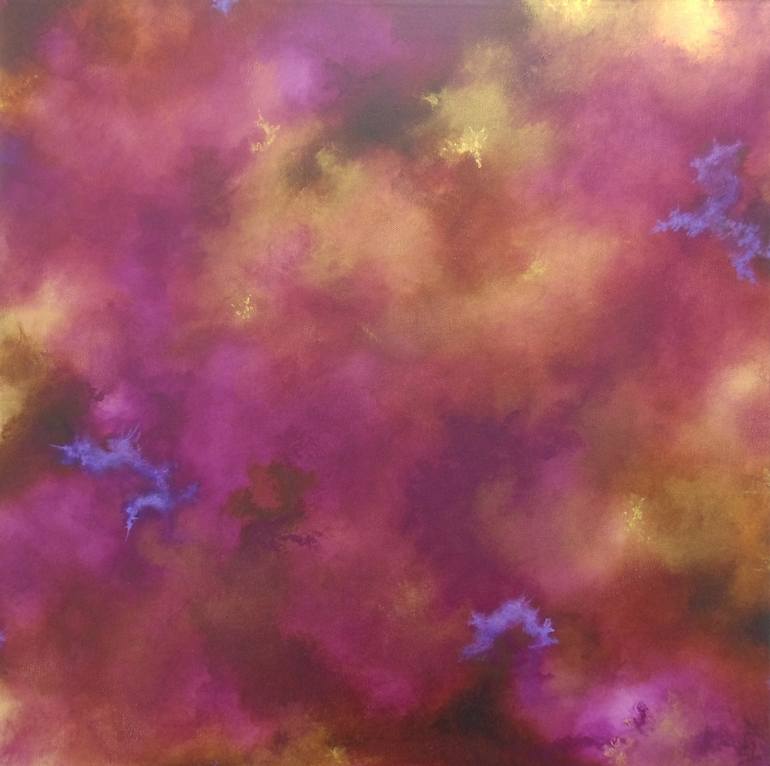 Original Abstract Science Paintings by Anne Cherubim