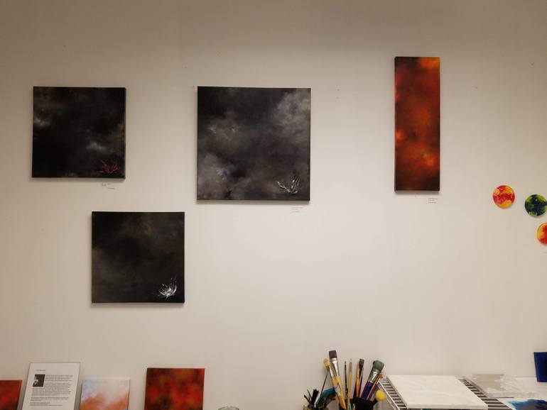 Original Expressionism Abstract Painting by Anne Cherubim