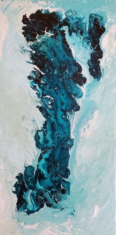 Original Abstract Aerial Paintings by Anne Cherubim