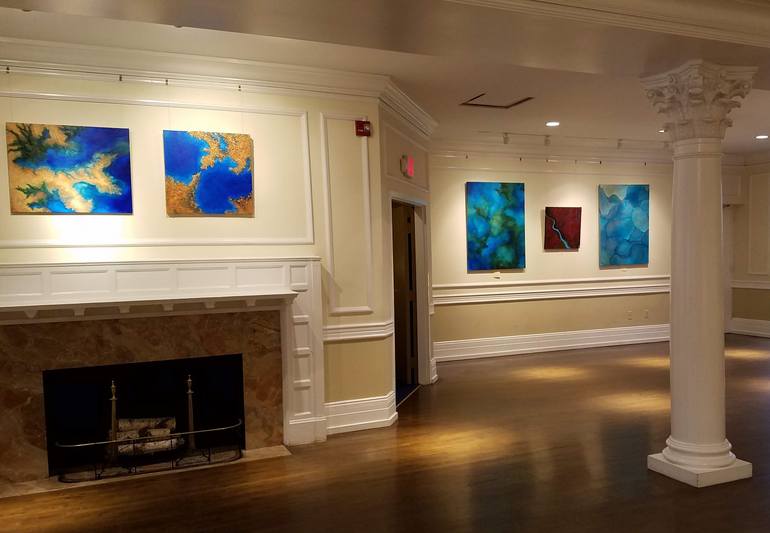 Original Conceptual Abstract Painting by Anne Cherubim