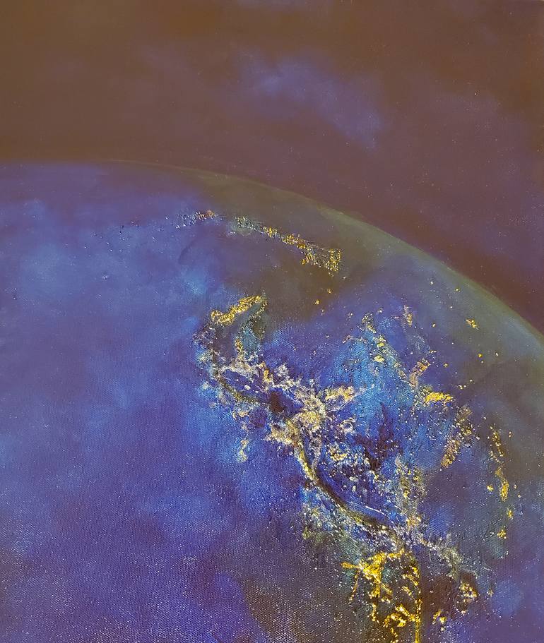 Original Conceptual Abstract Painting by Anne Cherubim