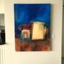 Painting hanging on a wall