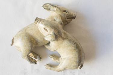 Original Figurative Animal Sculpture by Amelia Saint George