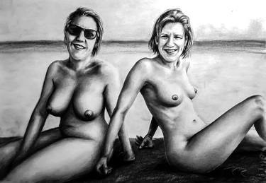 Original Portraiture Nude Drawings by Rogerio Silva