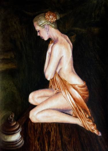 Print of Nude Paintings by Rogerio Silva