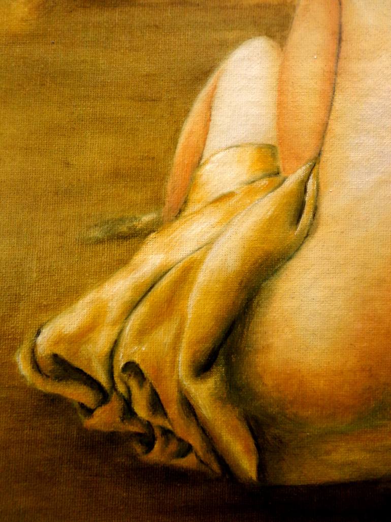Original Realism Nude Painting by Rogerio Silva