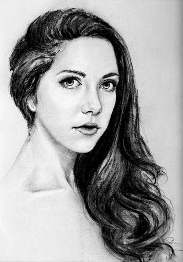 Original Realism Portrait Drawings by Rogerio Silva