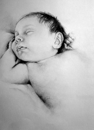 Original Portraiture Children Drawings by Rogerio Silva