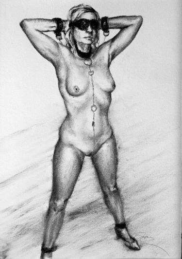 Original Figurative Erotic Drawings by Rogerio Silva
