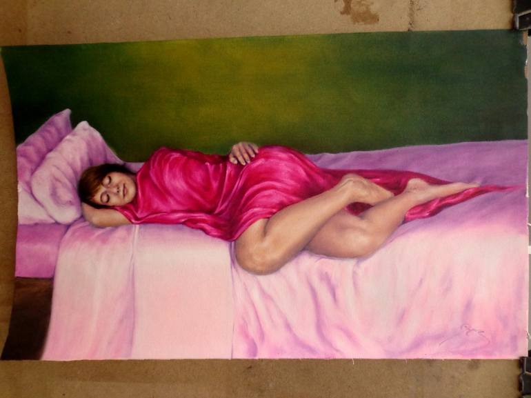 Original Erotic Painting by Rogerio Silva