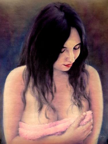 Original Portraiture Women Paintings by Rogerio Silva