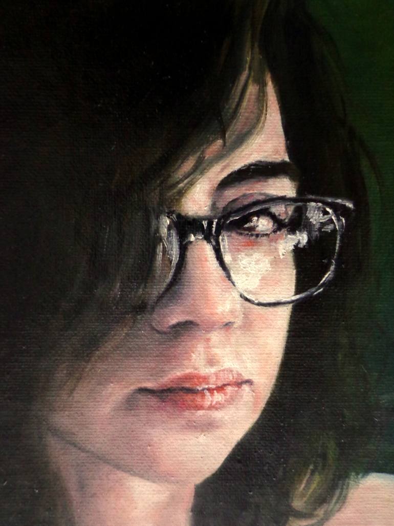 Original Realism Portrait Painting by Rogerio Silva