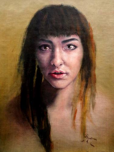 Original Figurative Women Paintings by Rogerio Silva