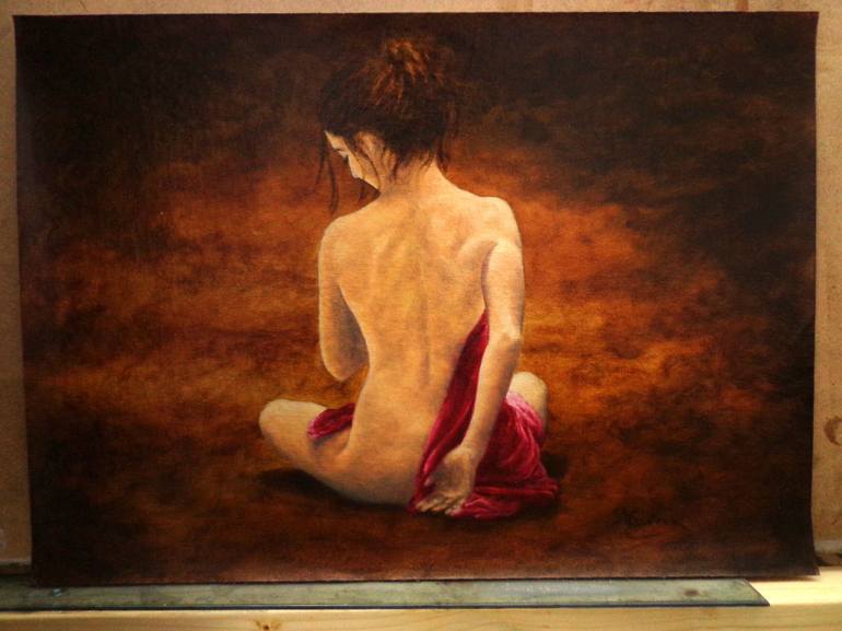 Original Erotic Painting by Rogerio Silva