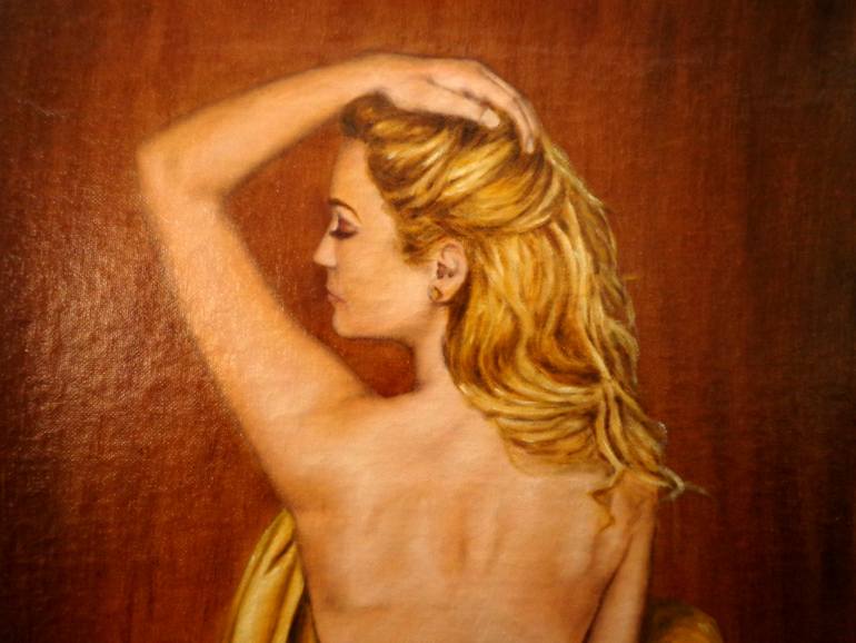 Original Figurative Erotic Painting by Rogerio Miguel Rodrigues Silva