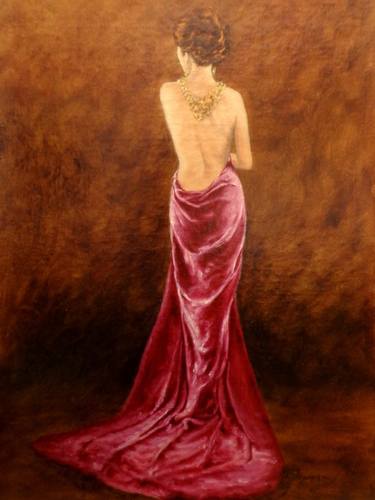 Original Figurative Women Paintings by Rogerio Silva