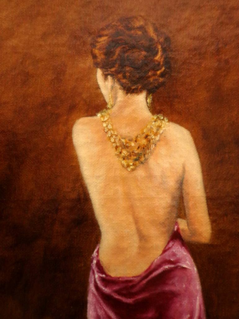 Original Figurative Women Painting by Rogerio Silva
