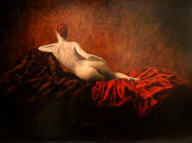 Original Figurative Nude Paintings by Rogerio Silva