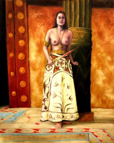 Original Figurative Women Paintings by Rogerio Silva