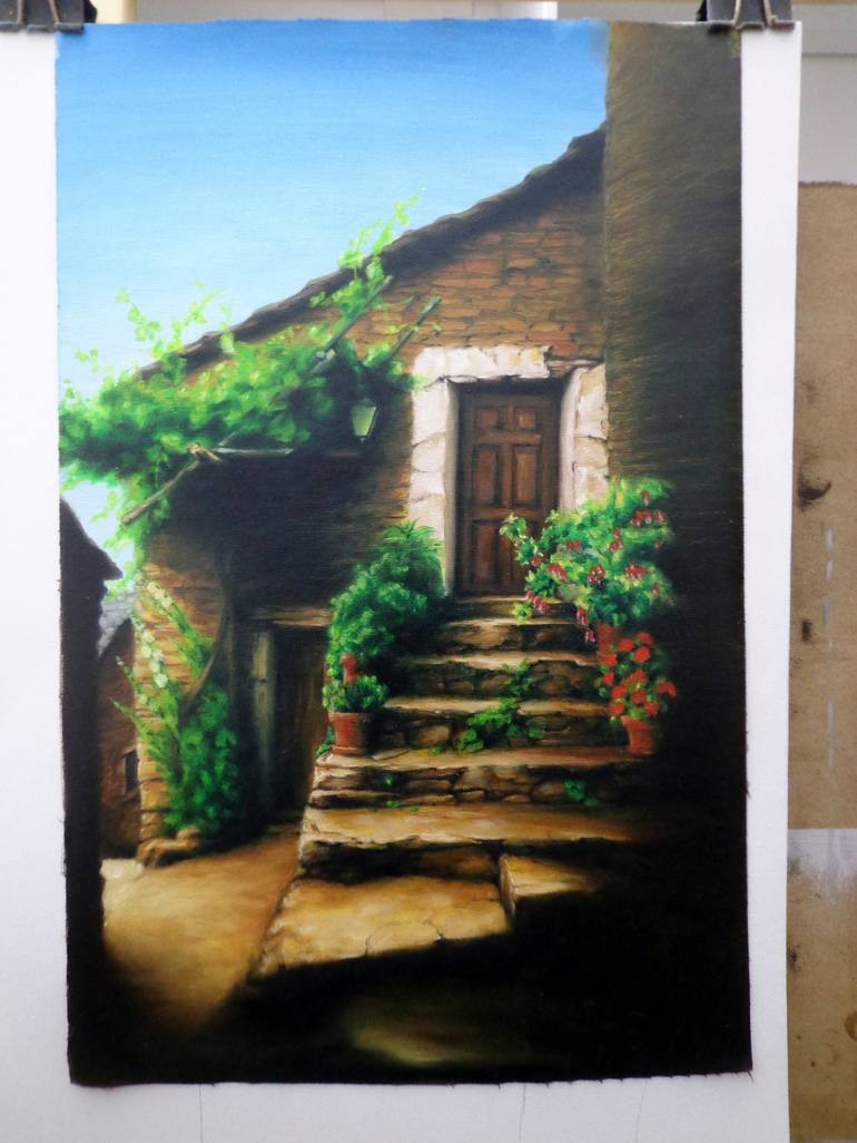 Original Realism Rural life Painting by Rogerio Silva