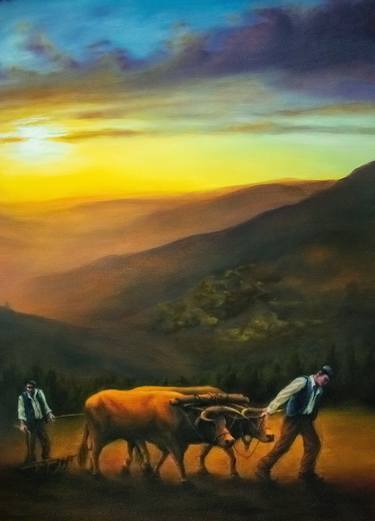 Print of Rural life Paintings by Rogerio Silva